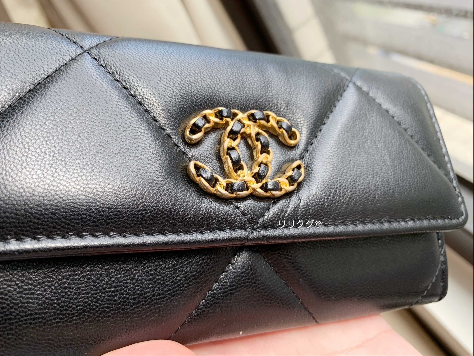 (シャネル)AP0953☆CHANEL 19 フラップ ウォレット☆